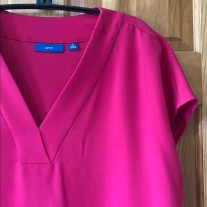 Apt. 9 Pink Cap Sleeve Blouse